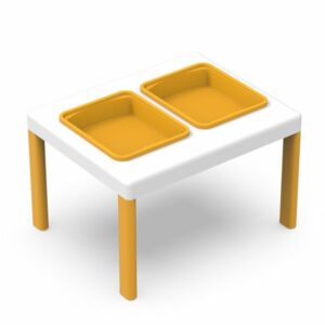 Table maternelle ERGOS 2 plateaux