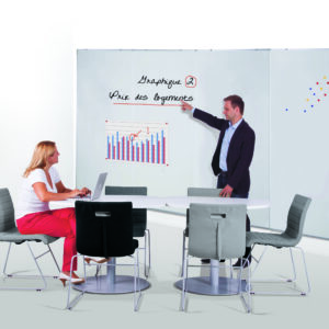 Mur Expression Vertical Émail Blanc Écriture